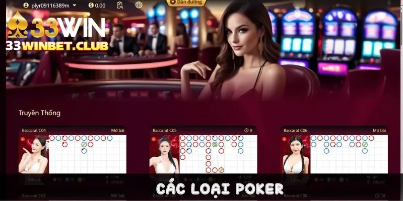 Các Loại Poker