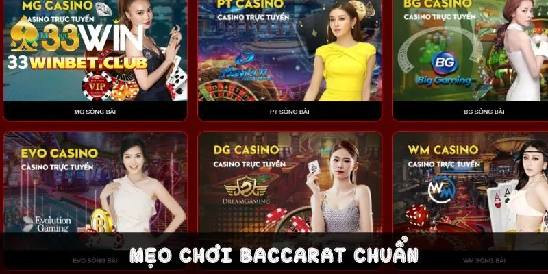 Mẹo chơi baccarat chuẩn